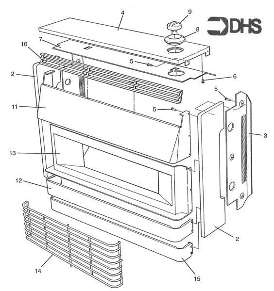 Exploded Diagram for OUTERCASE ASSY