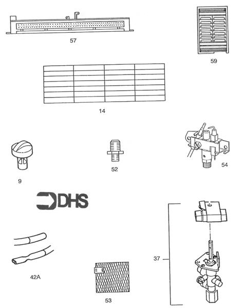 Exploded Diagram for SHORT PARTS LIST