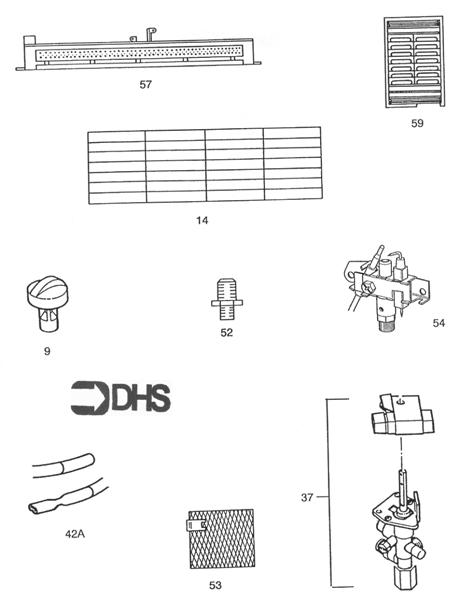 Exploded Diagram for SHORT PARTS LIST