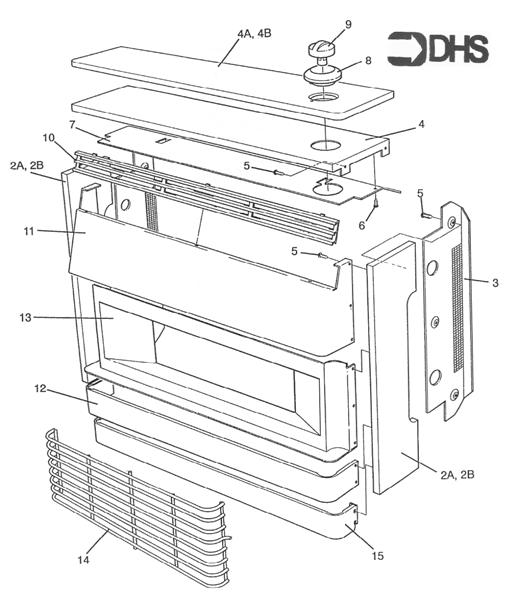 Exploded Diagram for OUTERCASE ASSY