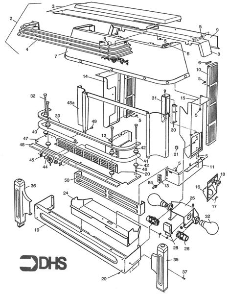 Exploded Diagram for OUTERCASE ASSY