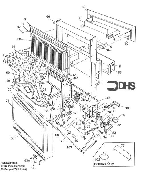 Exploded Diagram for HEAT EXCHANGER