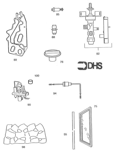 Exploded Diagram for SHORT PARTS LIST