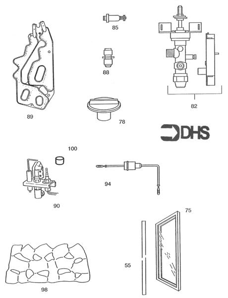 Exploded Diagram for SHORT PARTS LIST