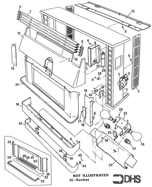 Exploded Diagram for OUTERCASE ASSY