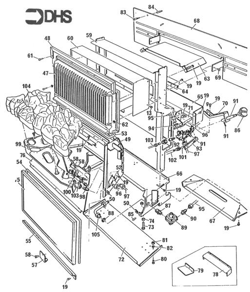 Exploded Diagram for HEAT EXCHANGER