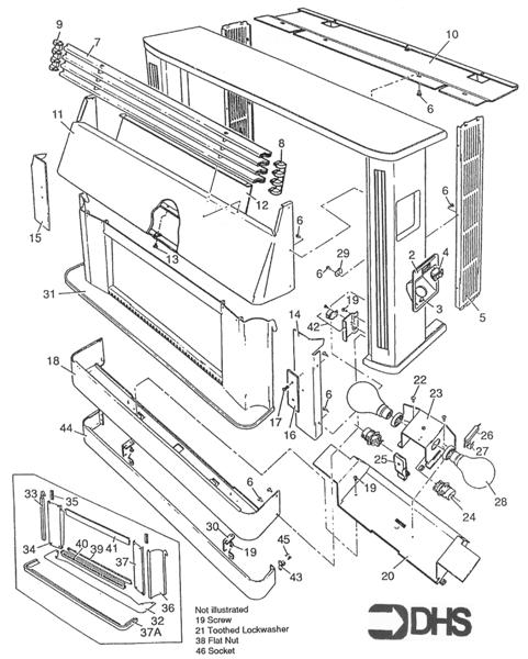 Exploded Diagram for OUTERCASE ASSY