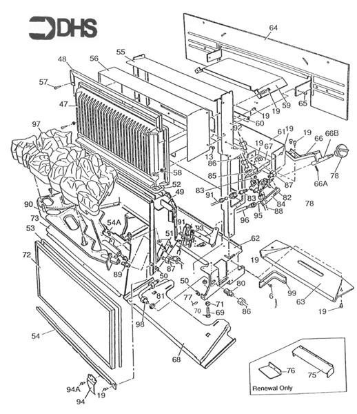 Exploded Diagram for HEAT EXCHANGER