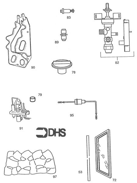 Exploded Diagram for SHORT PARTS LIST