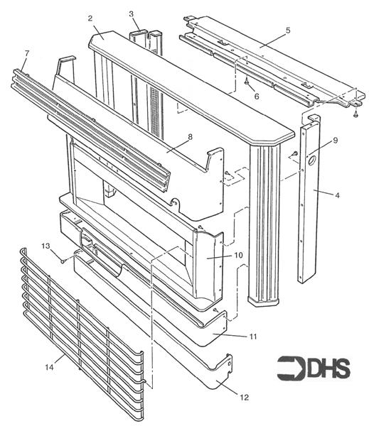 Exploded Diagram for OUTERCASE ASSY