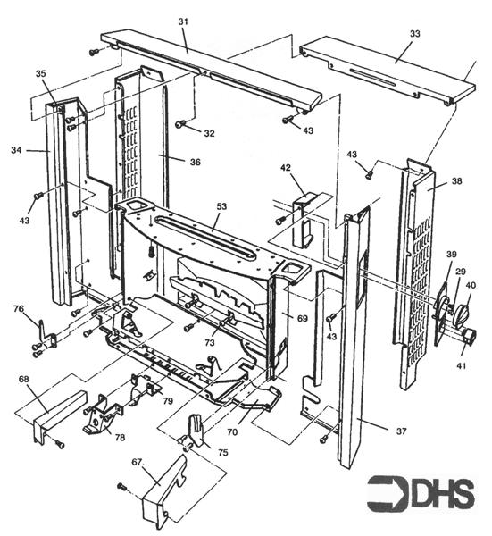 Exploded Diagram for COMBUSTION BOX