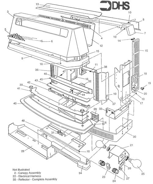 Exploded Diagram for OUTERCASE ASSY
