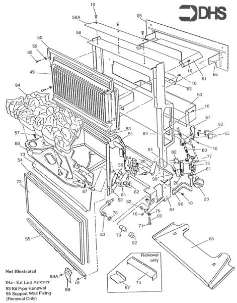 Exploded Diagram for HEAT EXCHANGER