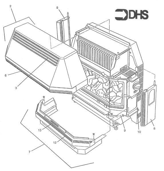 Exploded Diagram for OUTERCASE ASSY