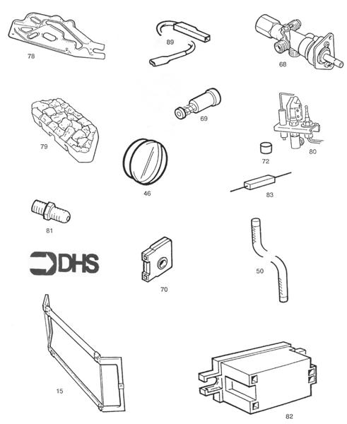 Exploded Diagram for SHORT PARTS LIST