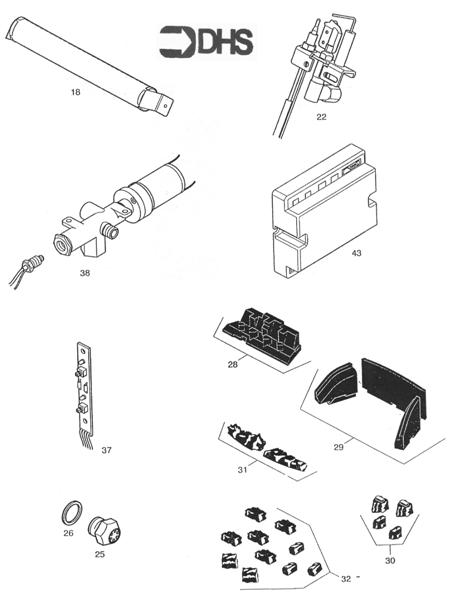 Exploded Diagram for SHORT PARTS LIST