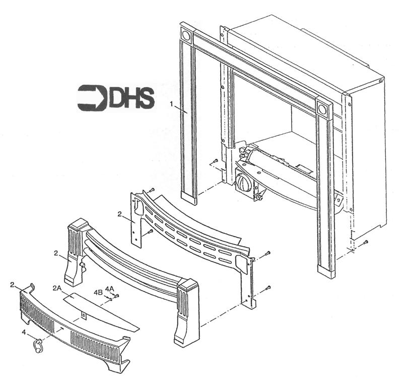 Exploded Diagram for FIRE SURROUND/FENDER ASSY