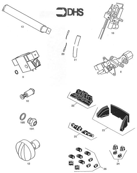 Exploded Diagram for SHORT PARTS LIST