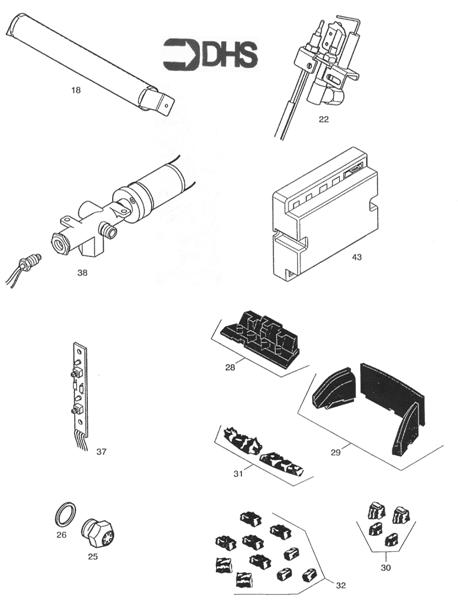 Exploded Diagram for SHORT PARTS LIST