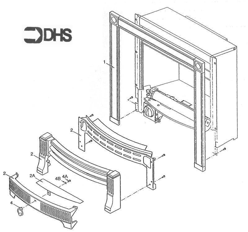 Exploded Diagram for FIRE SURROUND/FENDER ASSY