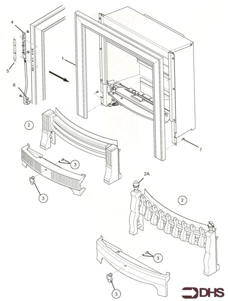 FIRE SURROUND/FENDER ASSY logo