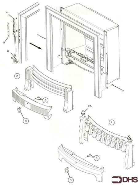 FIRE SURROUND/FENDER ASSY logo