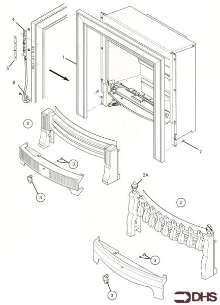 FIRE SURROUND/FENDER ASSY logo