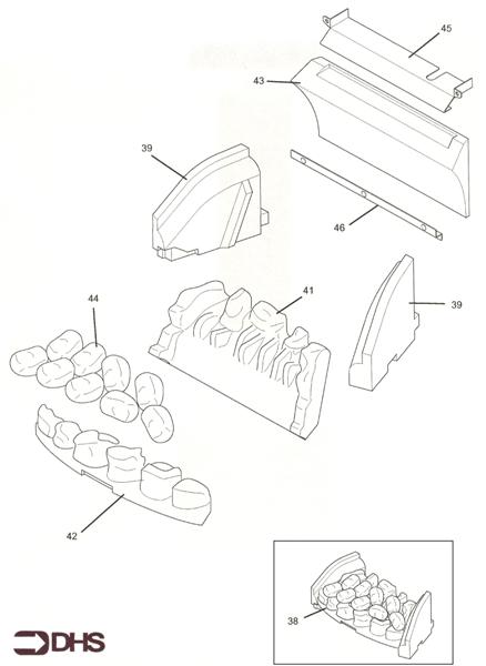 COAL BED & BACK PANEL logo