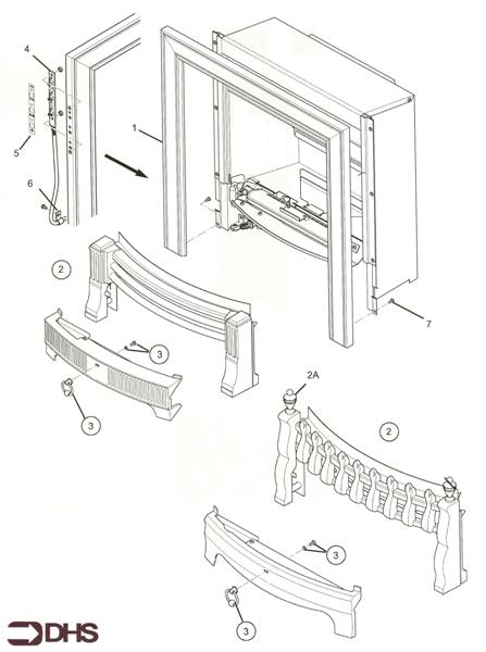 FIRE SURROUND/FENDER ASSY logo