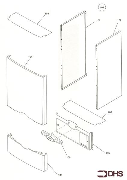 Exploded Diagram for OUTERCASE