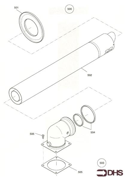 Exploded Diagram for FLUE