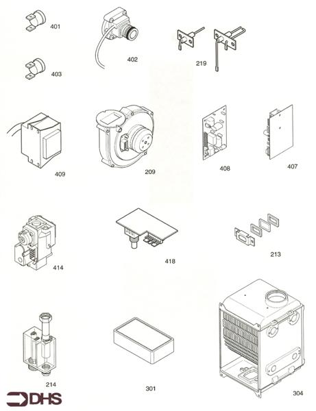 Exploded Diagram for SHORT PARTS LIST