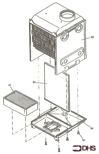 Exploded Diagram for HEAT EXCHANGER