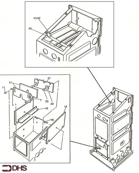 Exploded Diagram for COMBUSTION BOX 2