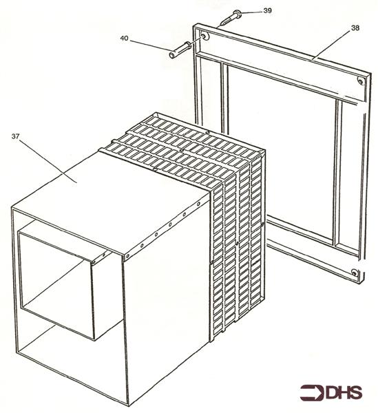 Exploded Diagram for FLUE ASSY