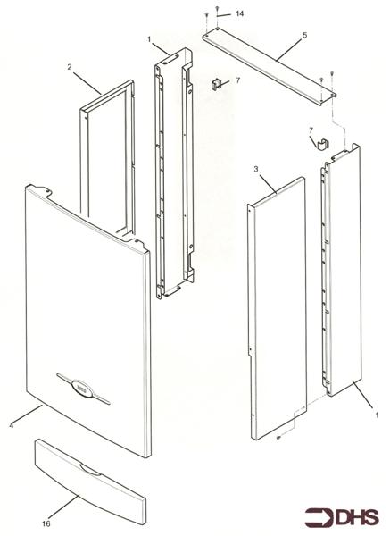 Exploded Diagram for OUTER CASE ASSY