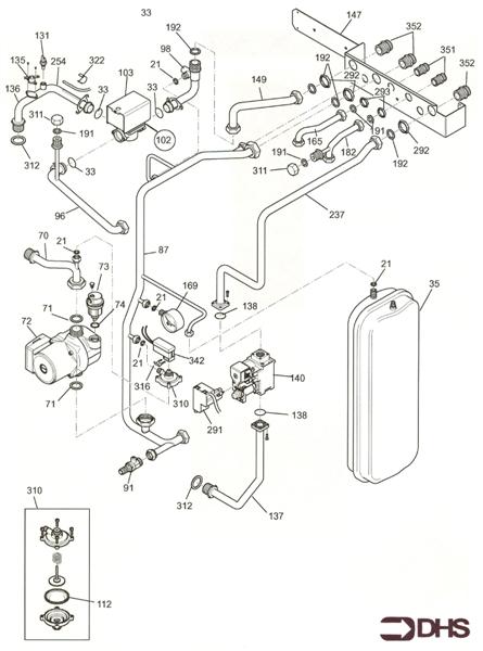 Exploded Diagram for HYDRAULICS