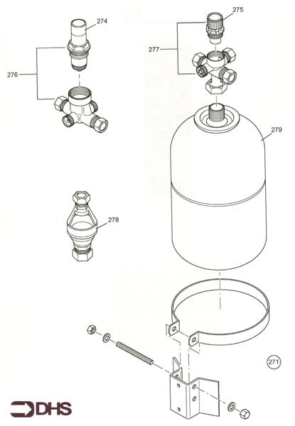 Exploded Diagram for UNVENTED KIT