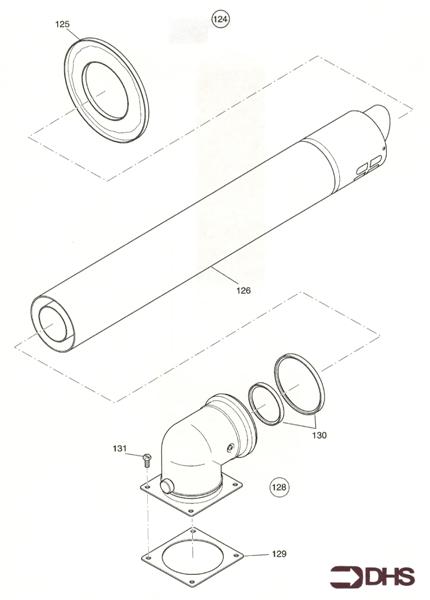 Exploded Diagram for FLUE ASSY