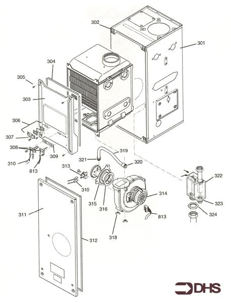 Exploded Diagram for INNER CASE ASSY