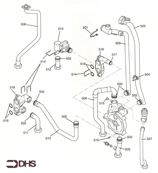 Exploded Diagram for PIPEWORK