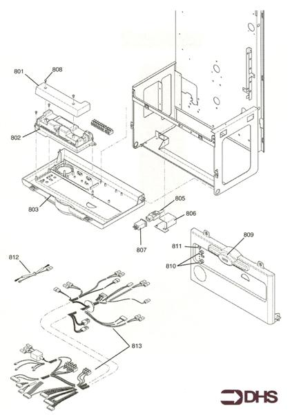 Exploded Diagram for ELECTRICAL CONTROLS