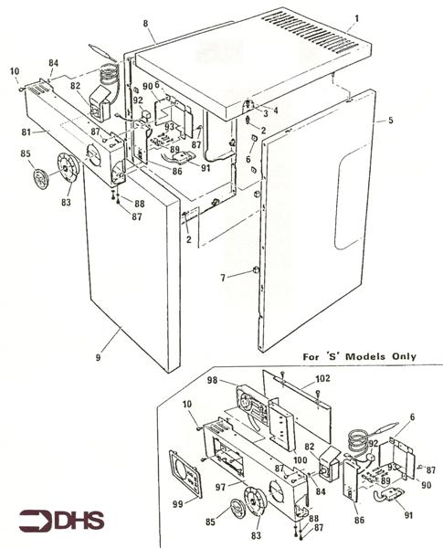 Exploded Diagram for OUTER CASE ASSY