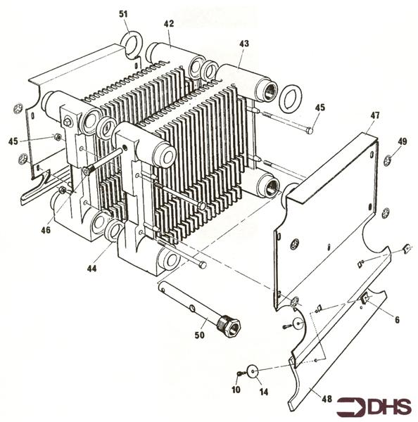 Exploded Diagram for BOILER ASSY