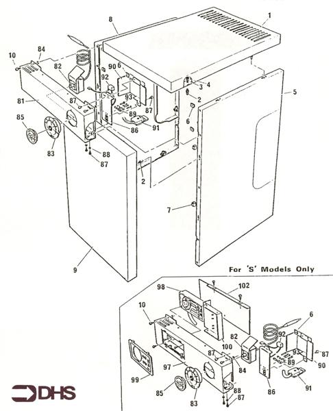 Exploded Diagram for OUTER CASE ASSY