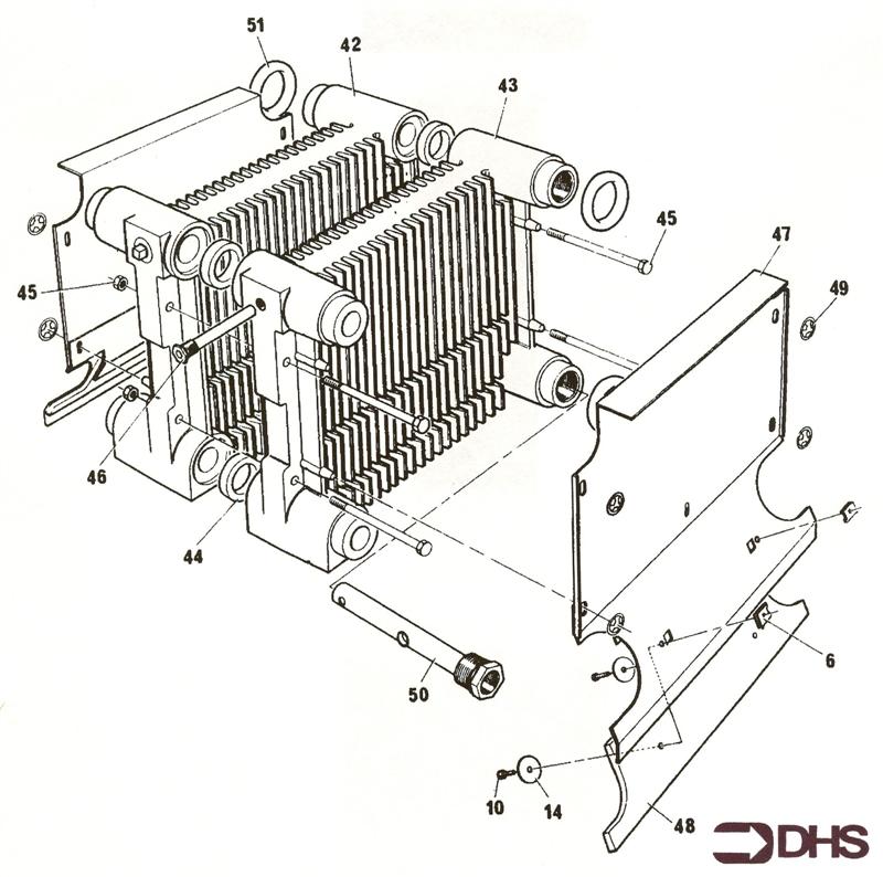 Exploded Diagram for BOILER ASSY