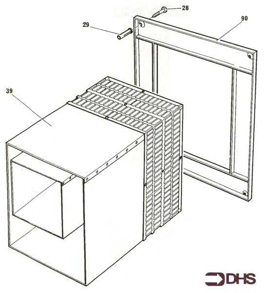 Exploded Diagram for FLUE ASSY
