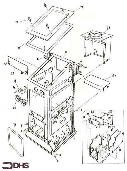 Exploded Diagram for BOX COMBUSTION