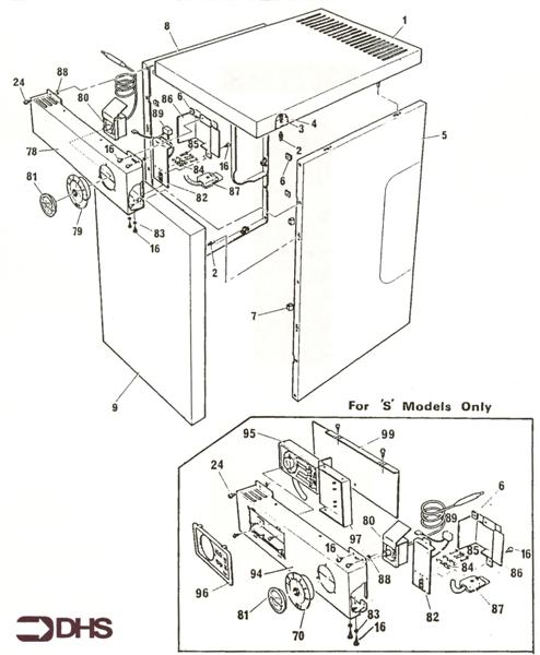 Exploded Diagram for OUTER CASE ASSY