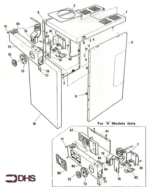 Exploded Diagram for OUTER CASE ASSY
